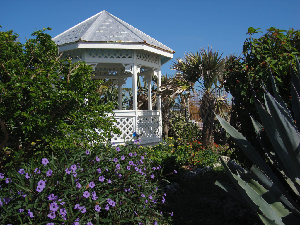 Gazebo on a hill The Garden Club at West Martello Tower Key West Elopement Location