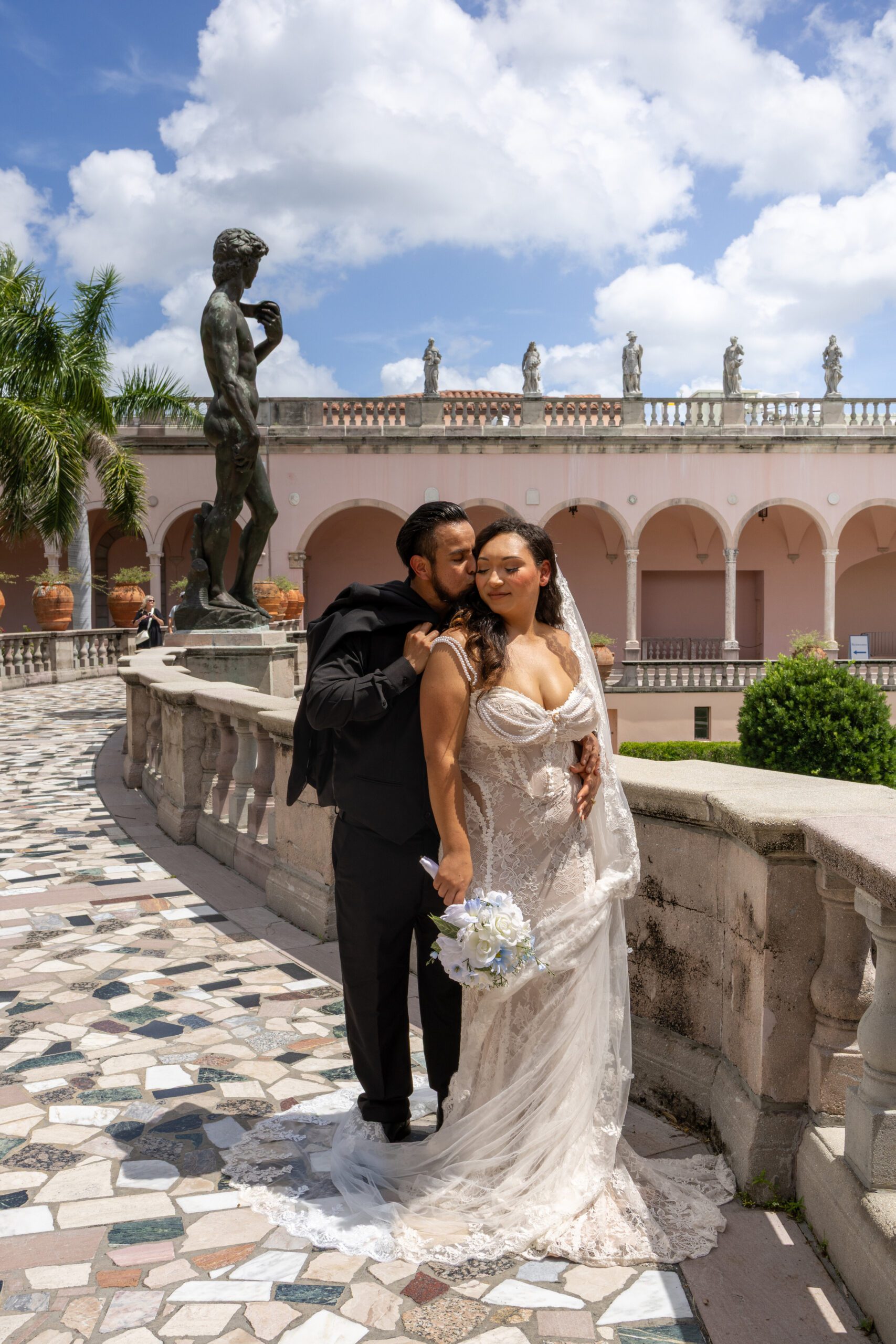 Couple eloping in Sarasota one of the best places to elope in the US
